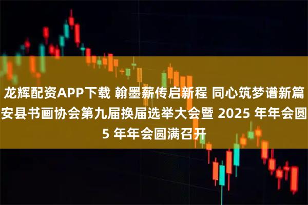 龙辉配资APP下载 翰墨薪传启新程 同心筑梦谱新篇 —— 江安县书画协会第九届换届选举大会暨 2025 年年会圆满召开